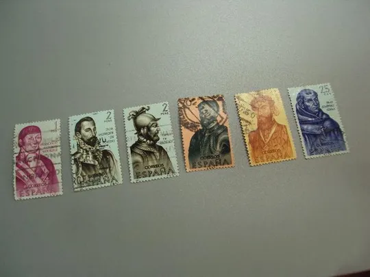 марки Испания 1964 Открытие Америки. Первооткрыватели. История рыцари люди религия лот 6 шт №2319 Ціна