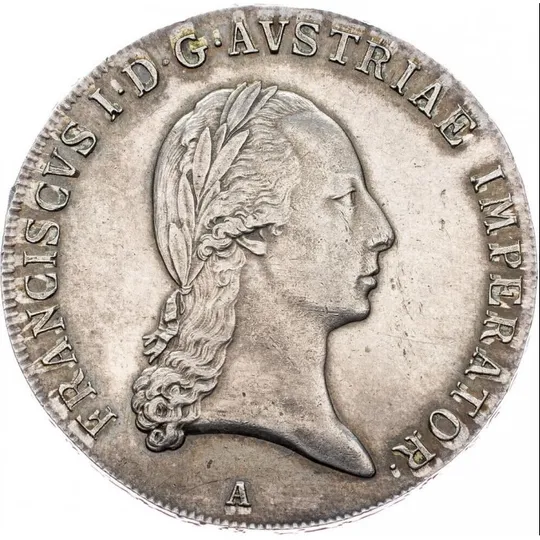 Купити 1 талер   1819 Мітка монетного двору "А" - Відень