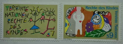 фото, ООН Вена Детский рисунок 1991
