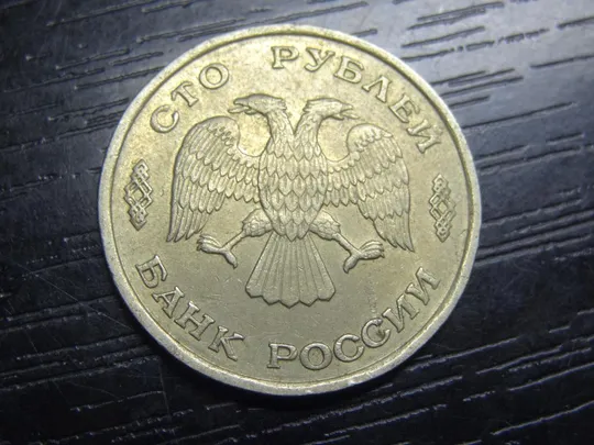 Купити 100 рублів Росія 1993 ЛМД