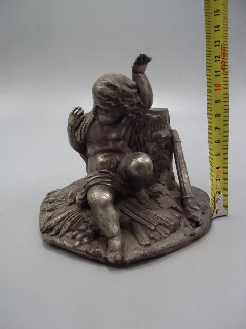 Купити Фигура карандашница шпиатр амур ребенок мальчик путти пепельница высота 12,5 см (№713)