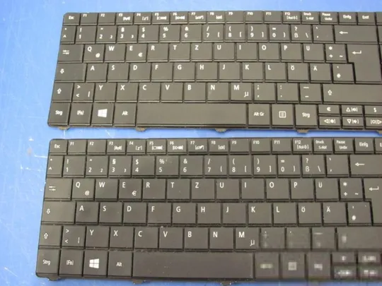 №159-7 клавіатура робоча 9Z.N3M82.F0G PK130PI1B09 для Aspire E1-521 E1-531 E1-571 оригінал З аукціону