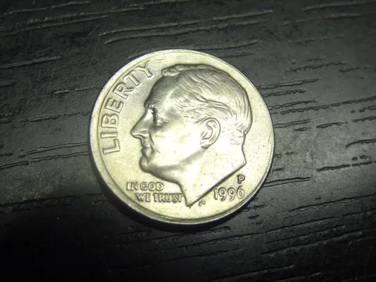 1 дайм 1996 P США Ціна