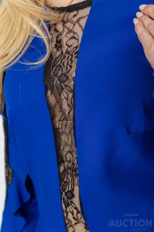 Платье нарядное, цвет электрик, 214R402 Де купити