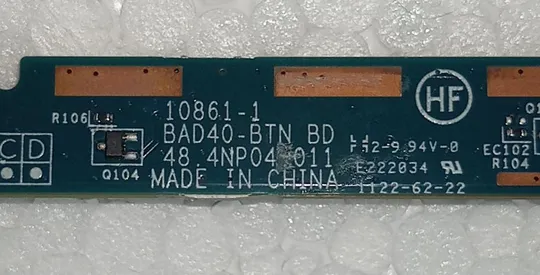 Кнопки включення з ноутбука ACER TravelMate 8573 MS2338 48.4NP04.011 Інтернет-аукціон