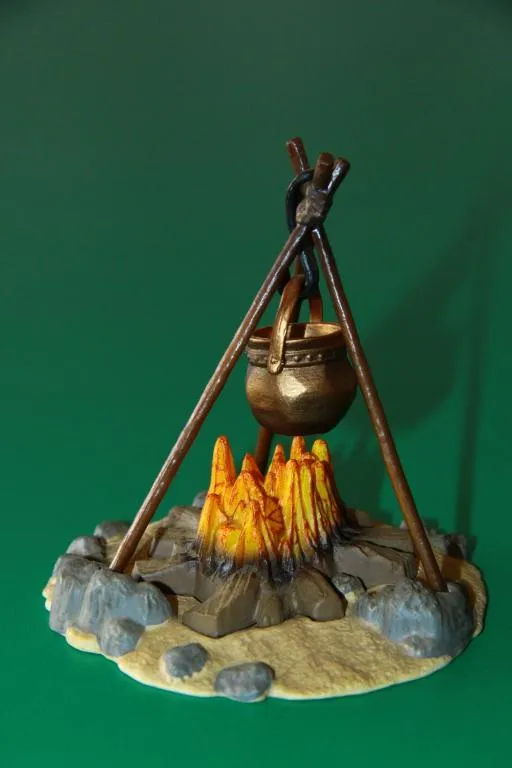 Купити вогнище вогонь SCHLEICH для фігурок 90-100мм ФРН ФРГ