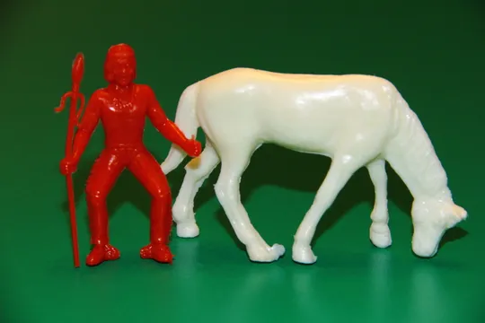 Купити ІНДІАНЕЦЬ ІЗ СПИСОМ НА КОНІ индеец  50-52мм MPC США