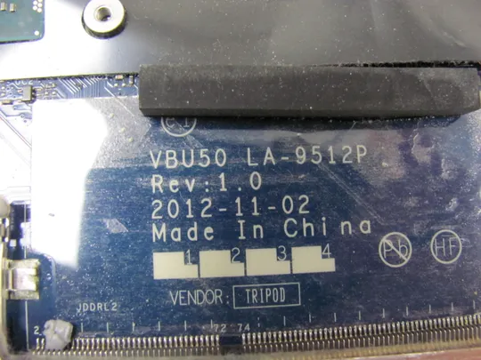 номер0660-24 материнська плата VBU50 LA-9512P 713809-501  SR0XL I5-3337U для HP Envy TouchSmart Ultrabook 4 1000 4T 1200 оригінал Продаж