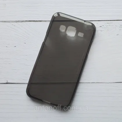 фото, Чохол Samsung J320H Galaxy J3 2016 для телефону сірий силіконовий