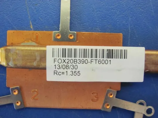 №127-9 Термотрубка системи охолодження для MEDION AKOYA S6212T оригінал З аукціону