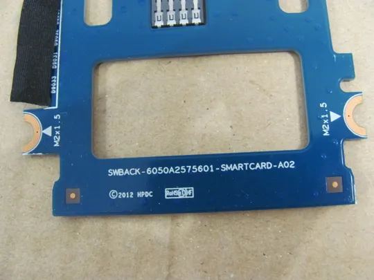 Купити номер0513-15 плата Card Reader 6050A2575601 для HP Elitebook 820 G1   оригінал