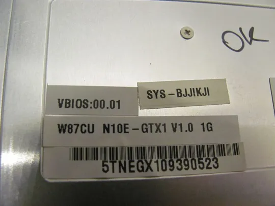 555-11 відеокарта РОБОЧА 6-71-M57NL-D01 NVIDIA GF GTX 260M GDDR3 1GB для Clevo W87CU D900F X8100 X7200 оригінал З аукціону
