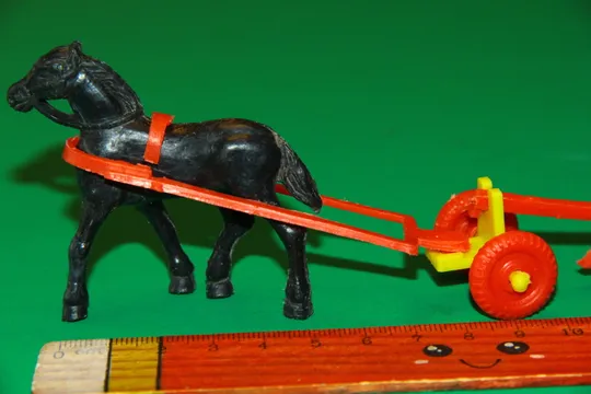 КІНЬ З УПРЯЖЖЮ з плугом HEINERLE DOMPLAST ФРН З аукціону