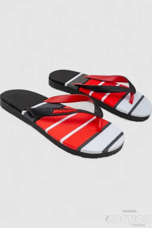 Вьетнамки женские, цвет красно-черный, 243R2002L-91 З аукціону