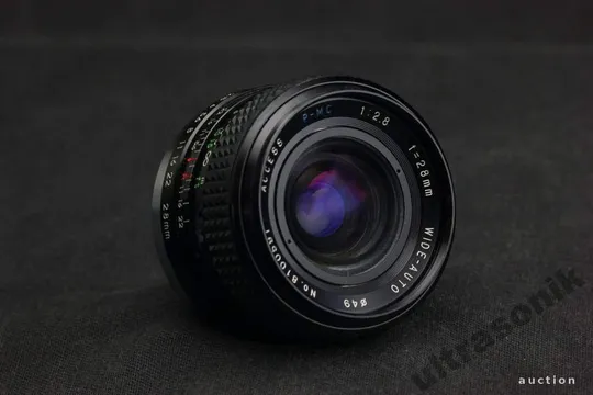 Об'єктив Широкоугольник Contax AR Access P-MC 28mm/2,8 WIDE-AUTO ф49mm Japan Вживане Продаж