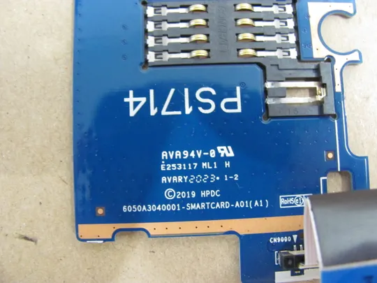 607-7 Плата Smart Card Reader 6050A3040001 для HP EliteBook 840 G5 840 G6 ZBOOK14U G6 ZBOOK15u G6 745 G6 745 G5 оригінал З аукціону