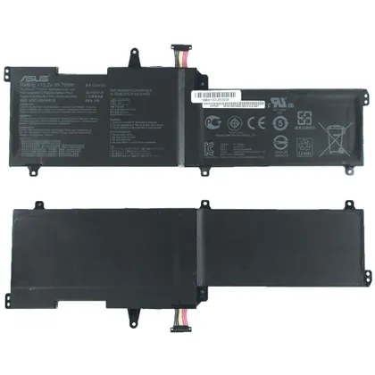 фото, Оригінальна батарея для ноутбука ASUS C41N1541 (ROG Strix: GL702VT, GL702VM, GL702ZC series) 15.2V 5000mAh 76Wh Black