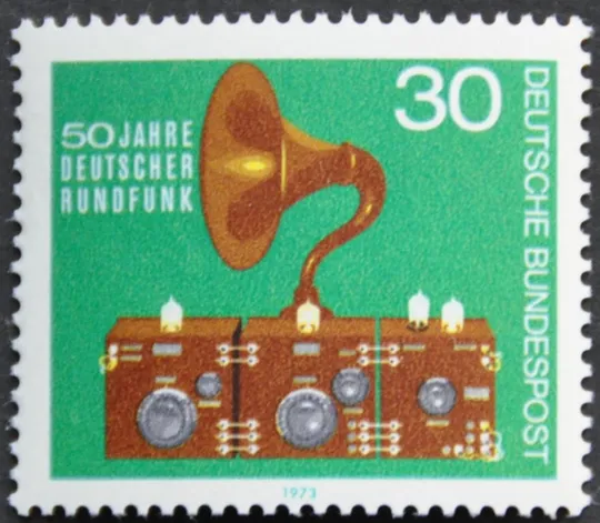 ФРГ 50 лет немецкому радио 1973 Ціна