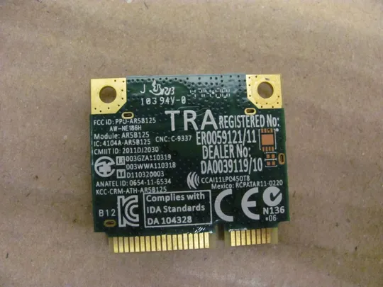 553-10 WI-FI адаптер AW-NE186H для ASUS F551 X551 X551MA R512 оригінал Де купити