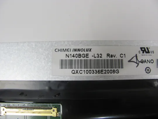 МР14-4 матриця N140BGE-L32  14.0" WXGA/HD Ready LVDS 40 pin 	a-Si TFT-LCD, LCM Flat Продаж