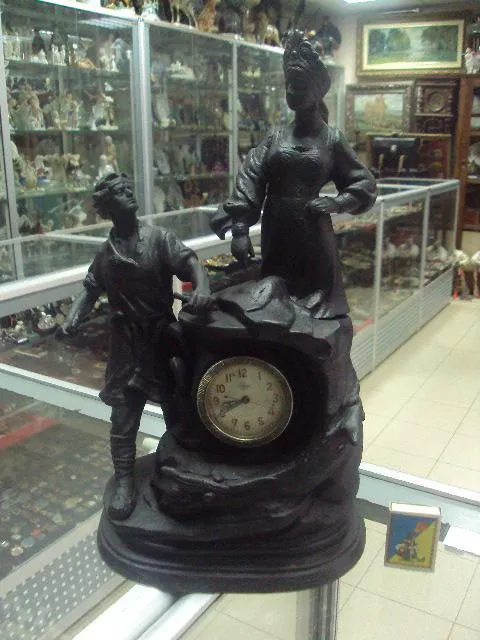 чугун касли каменный цветочек каминные часы хозяйка медной горы и данило-мастер Ціна