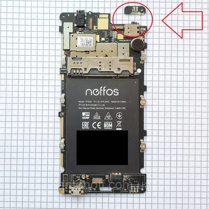 фото, Плата TP-Link Neffos C5A (TP703A) відірваний коннектор!