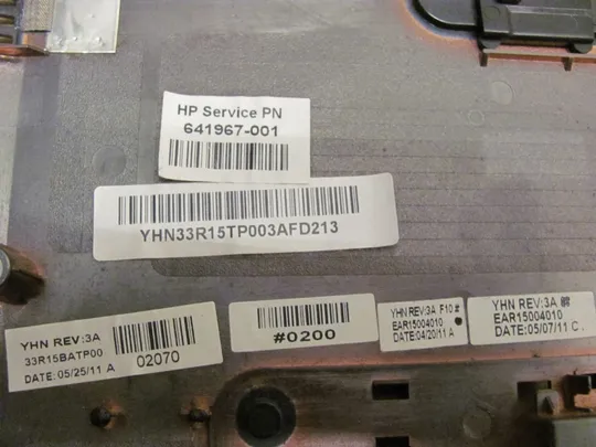 400-1 Кришка дно піддон корпуса 641967-001 EAR15004010 для HP Pavilion G6-1000 оригінал З аукціону