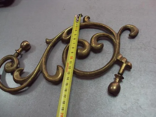Деталь фрагмент запчасть от люстры лампы бронза длина 28 см №11589 Недорого