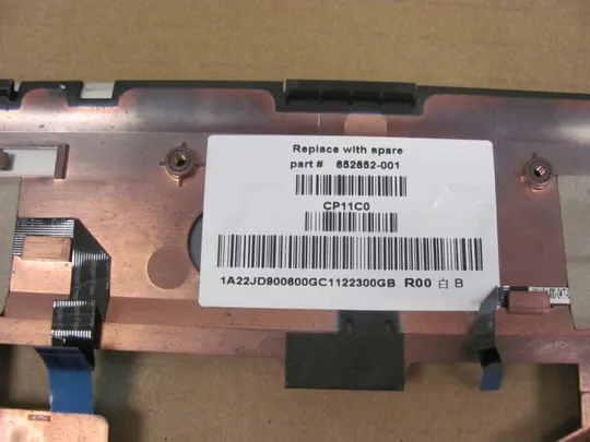 876-2 панель палмрест 652652-001 для HP EliteBook 8560W 8570W  оригінал в Україні