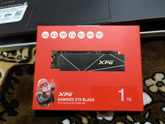 1TB AData XPG Gammix S70 Blade 1000GB Gen4x4 SSD m.2 NVMe PCIe 4.0 2280 Ціна