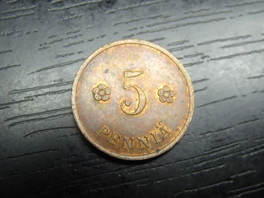 Купити 5 пенні 1935 Фінляндія