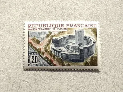 фото, Поштова марка Франція 1963 рік **