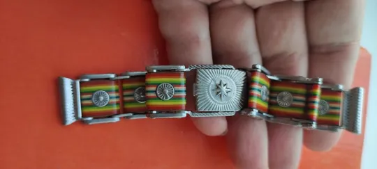 Эксклюзивный интересный ремешок для часов 1980-х годов,, итк, ручная работа gf946 Де купити