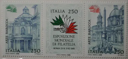 фото, Италия филвыставка архитектура 1985 MNH