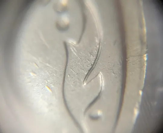 (7910) 50 копійок 1992 1ААм зміщення зображення на аверсі + зминання на реверсі (50 копеек 1992 брак) Де купити