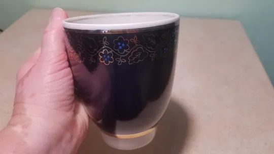 Чашка гігант кухоль кобальтова стара радянська порцеляна Довбиш Вживане #2 Характеристики