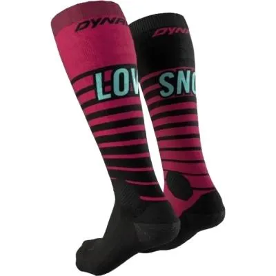 Носки Dynafit FT Graphic Socks 71613 6561 - 43-46 - блакитний/бордовий (016.002.2610) Ціна
