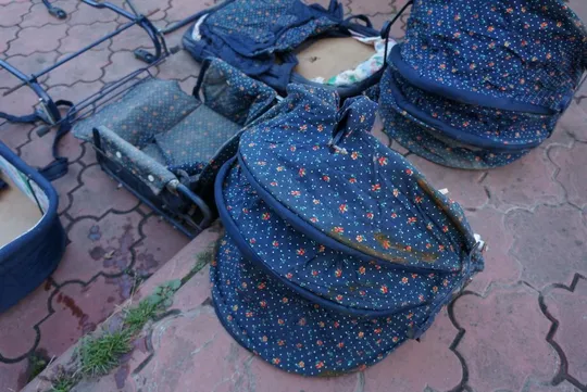 коляска №7 универсальная детская новая неполная комплектация колес нет Недорого