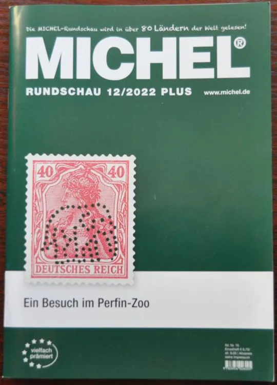 MICHEL-Rundschau Ежемесячный журнал 12/2022 98 стр. Ціна