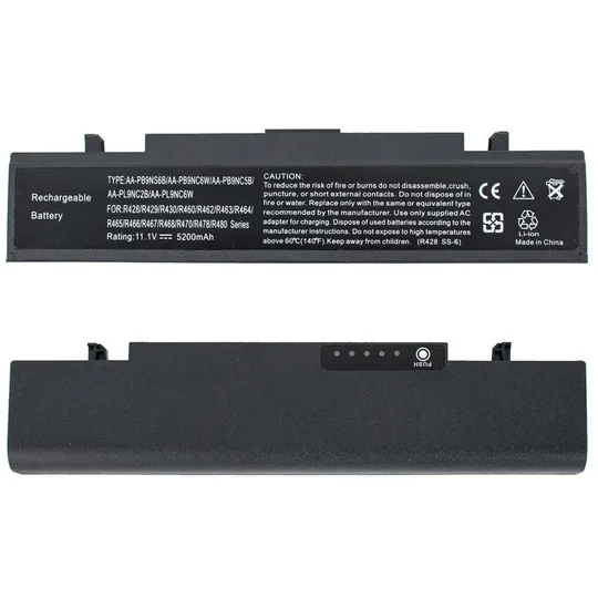 Батарея для ноутбука Samsung R522 (R420, R460, R522, R528, R530, RV408, RV410, X360, X460) 11.1V 5200mAh Black Ціна