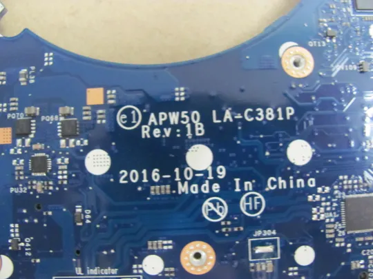 609-24 материнська плата APW50 LA-C381P 848219-001 SR2FQ  i7-6700HQ для HP EliteBook ZBOOK 15 G3  оригінал в Україні