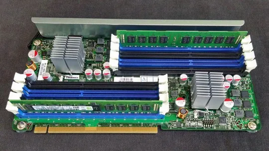 Райзер на 8 слотов памяти для серверов CISCO UCS C460 / Quanta QSSC-S4R Memory Riser Board Вживане Де купити
