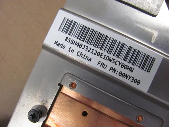 855-4 система охолодження AT0Z5001DT0 00NY300  для  LENOVO Thinkpad P70 P71 оригінал Інтернет-аукціон