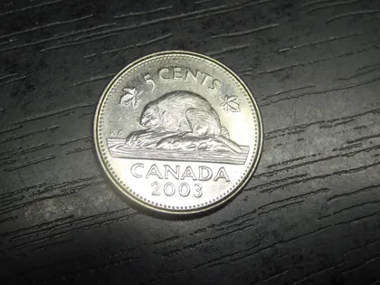 фото, 5 центів 2003 P Канада (старий портрет)