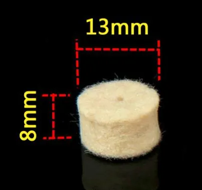 Диск,круг полировальный фетровый,войлочный.D 13мм 10шт+держатель для гравера,бормашин З аукціону