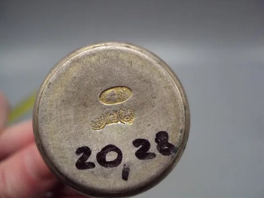 Рюмка стопка узор архитектура серебро 84 проба клеймо голова вес 20,28 г размер 4,7х3,9 см №321 Недорого