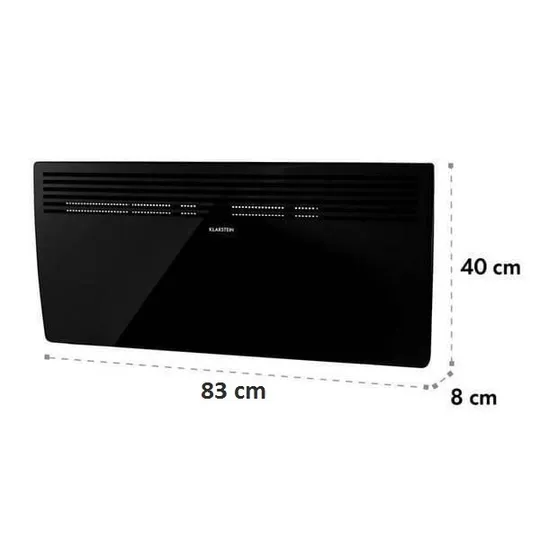 Конвекторний обігрівач Klarstein Hot Spot Slimcurve 2000/1000W Ціна