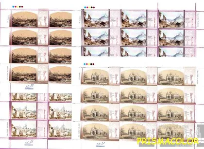 фото, ** УКРАИНА 2003 листы Живопись Храмы КОМПЛЕКТ