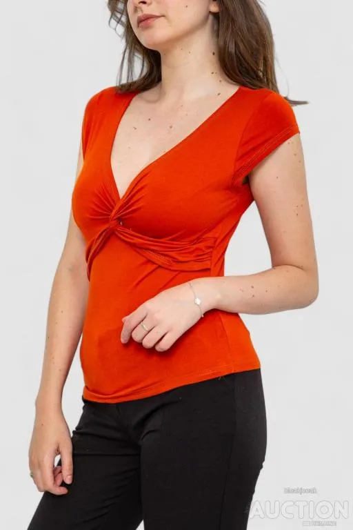 Футболка женская, цвет терракотовый, 186R606 З аукціону