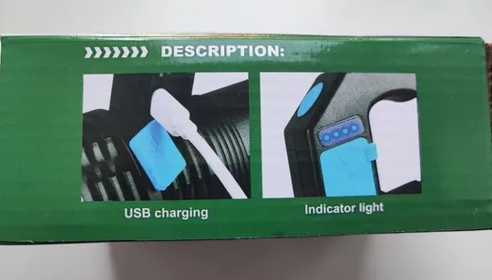 Купити Ліхтар ручний акумуляторний x-606 4led-cob